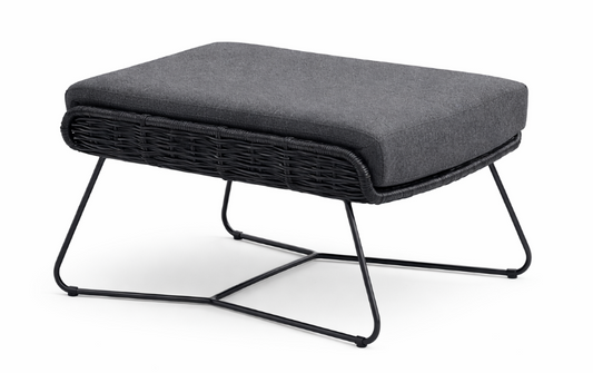 Belmond Outdoor Footstool With Cushion