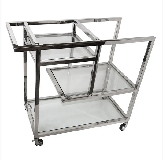 Bar Trolley Terrence Silver