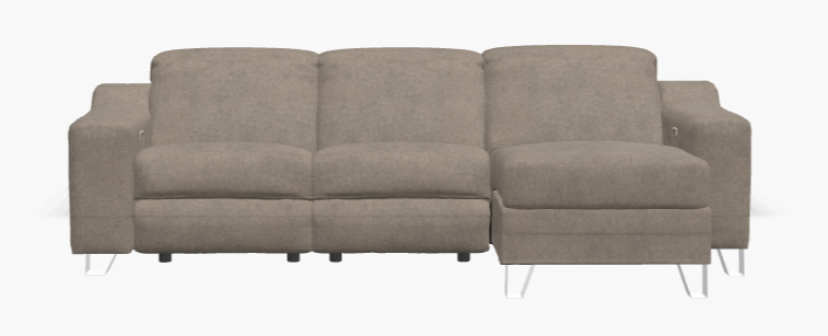 Tabor 3-Seater Sofa With Power Recliner Chaise