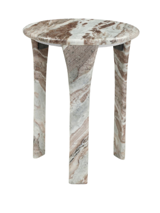Hand Made Marble Side Table 16"