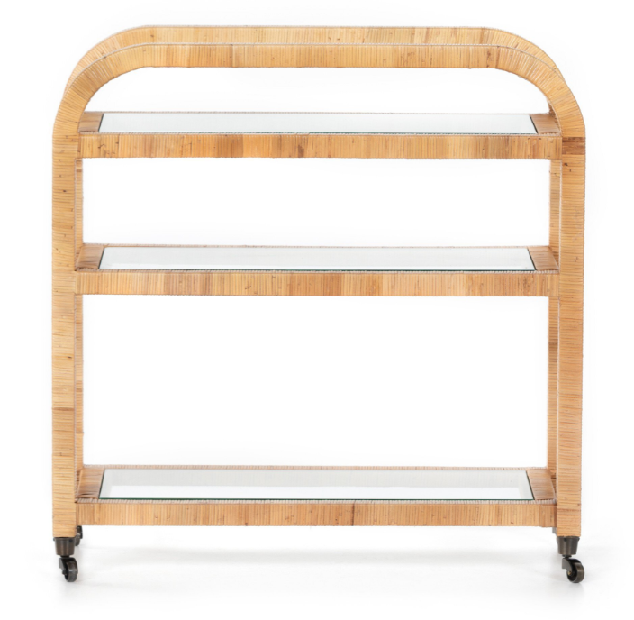 Dory Bar Cart Rattan