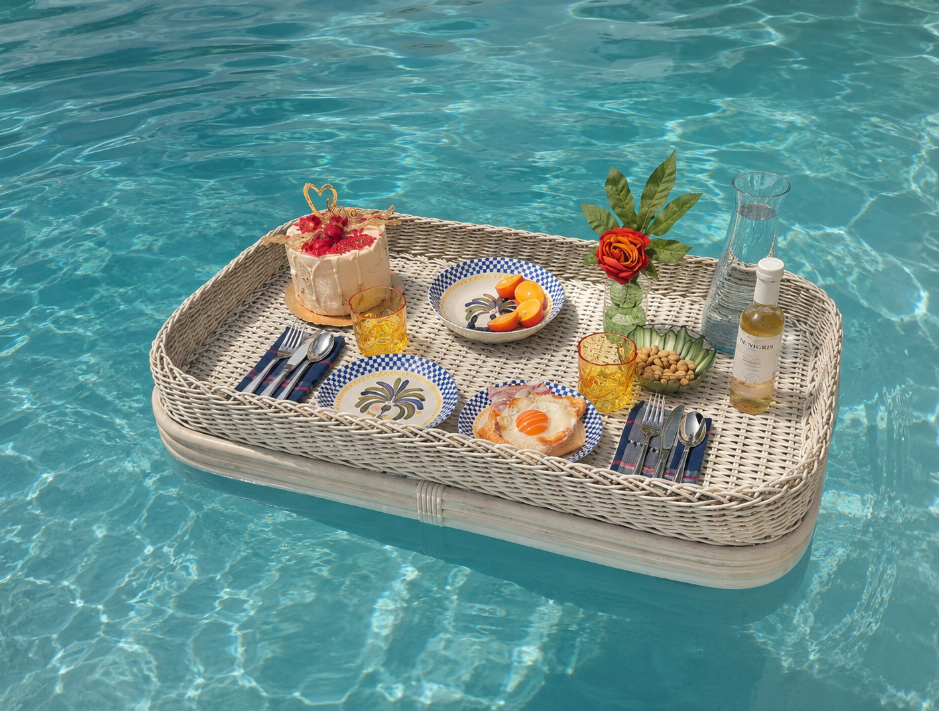 Woven Floating Serving Tray