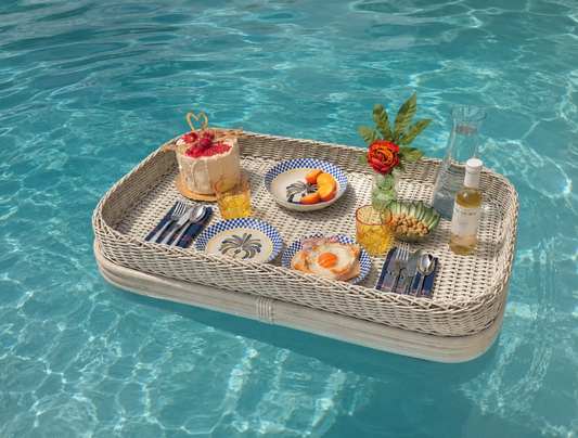 Woven Floating Serving Tray