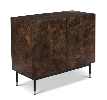 Hand Made Solid Wood Walnut Finish Buffet 38"