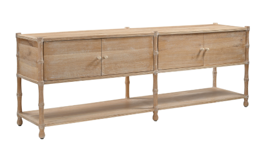 Hand Made Solid Wood Console 79"