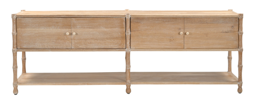 Hand Made Solid Wood Console 79"