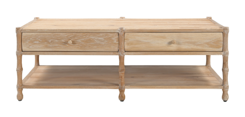 Hand Made Solid Wood Coffee Table 55"