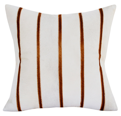 Hand-Made Faux Leather Pillow 20 x 20"