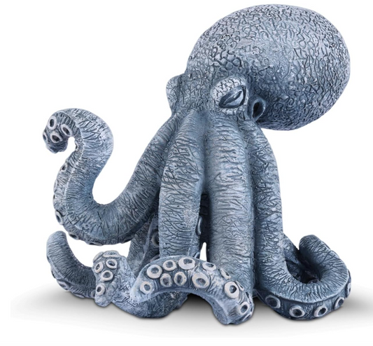 Decorative Resin Octopus Blue 6.1"
