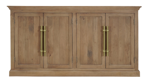 Hand Made 100% Mango Wood Sideboard 71"