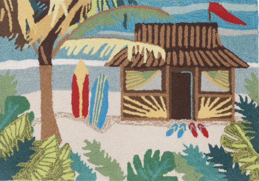 Liora Manne Frontporch Tiki Hut 2 x 3"