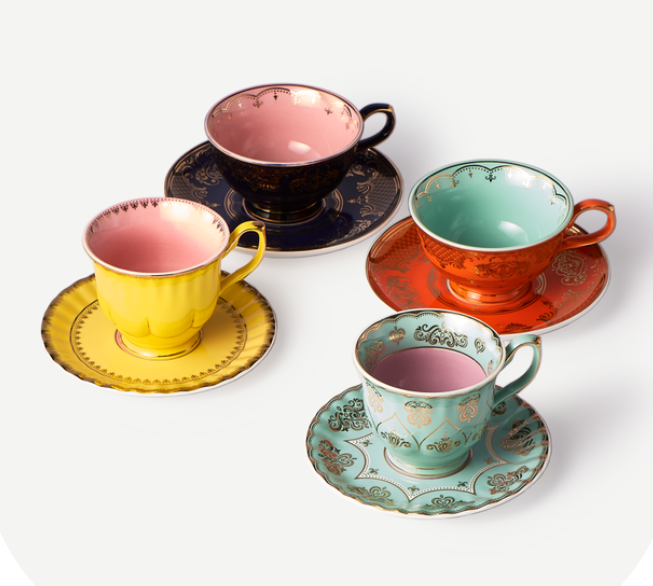Grandpa Teacups Set Of 4