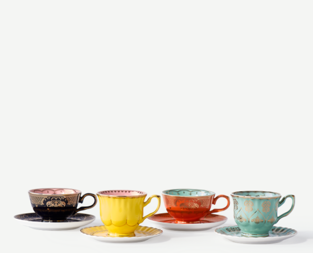 Grandpa Teacups Set Of 4