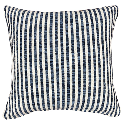 100% Cotton Striped Pillow 22"