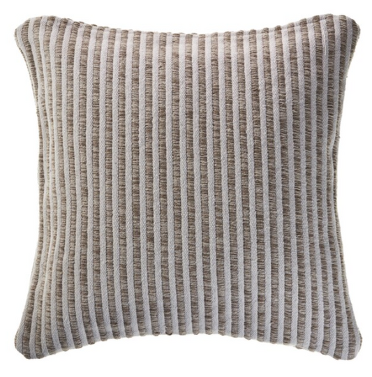 100% Cotton Striped Pillow 22"