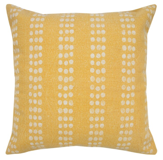 Hand-Woven Cotton Eclectic Pillow 20"