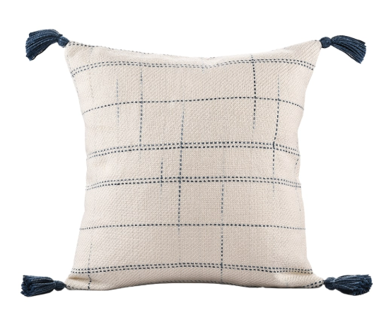 Hand Woven Polyester Decorative Pillow 20"