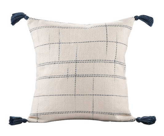 Hand Woven Polyester Decorative Pillow 20"