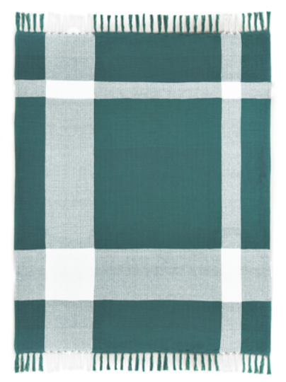 Hand Made 100% Cotton Plaid 50 x 60"