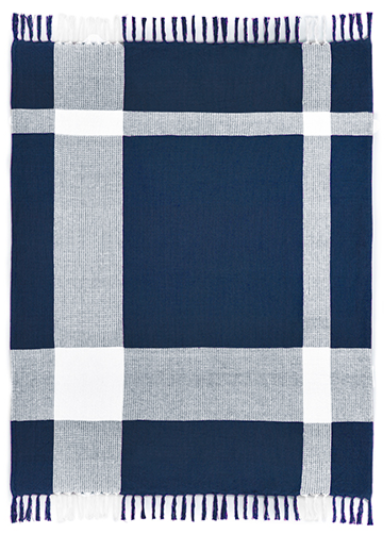 Hand Made 100% Cotton Plaid 50 x 60"