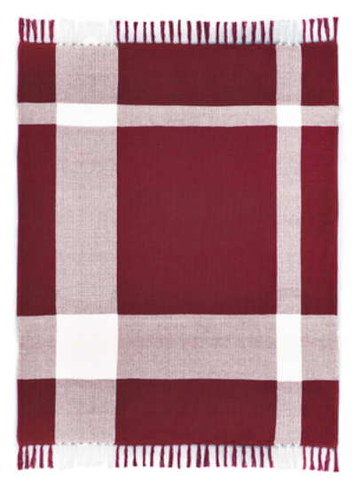 Hand Made 100% Cotton Plaid 50 x 60"