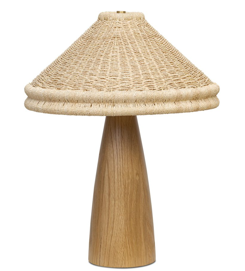 Canela Table Lamp Oak