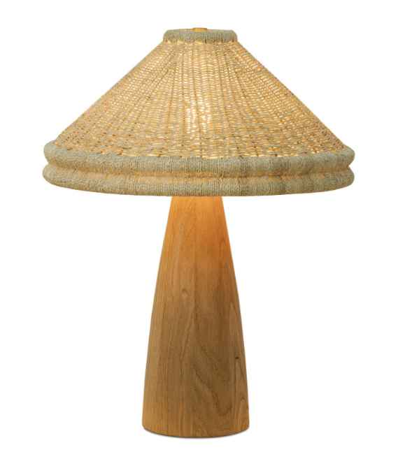 Canela Table Lamp Oak