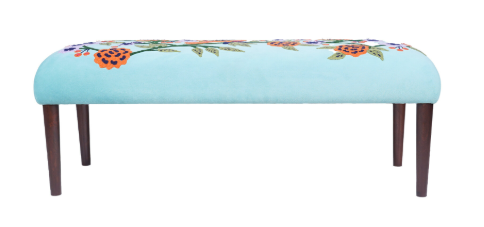 Handmade Bohemian Multi Color Bench