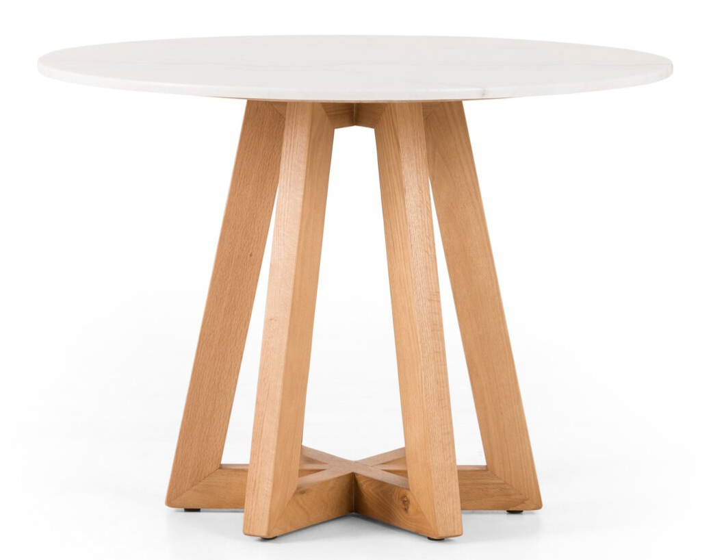 Creston Round Dining Table Marble