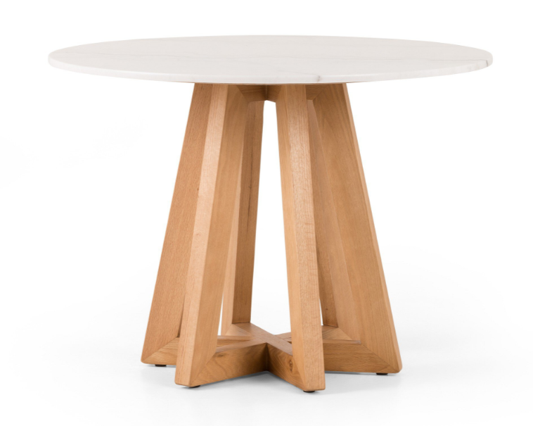 Creston Round Dining Table Marble