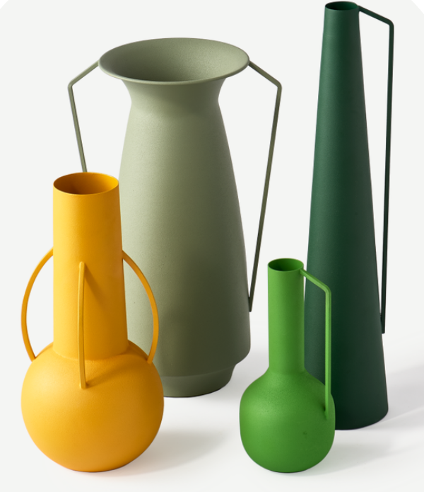 Roman Vases Sunset Set Of 4