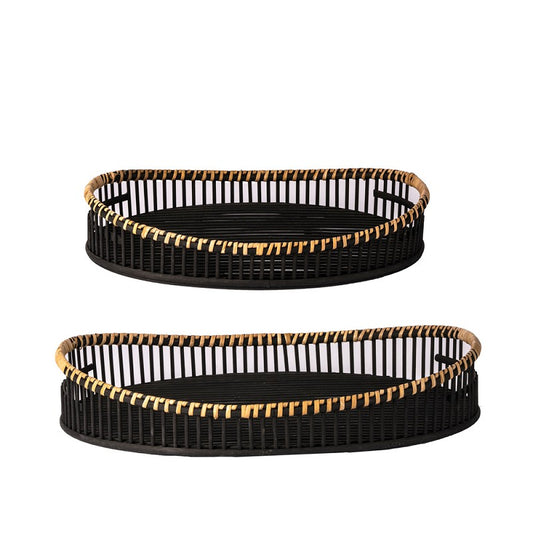 Decorative Tray Gabar Set Of 2
