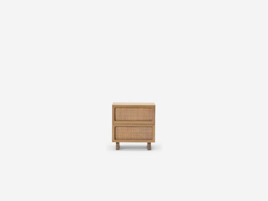 Stadium Double Drawer Nightstand